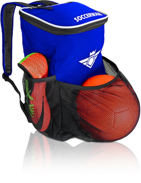 Soccer bag blue on sale